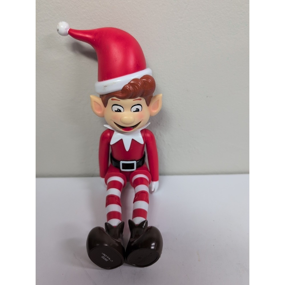 Flexible Elf Doll Toy Can Sit on a Shelf, Stand or Lay, 10In Elf Read &‎ Feel